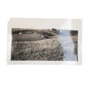 Vtg Beautiful River View Orig Monochrome Photography Found Snapshot Naturecore